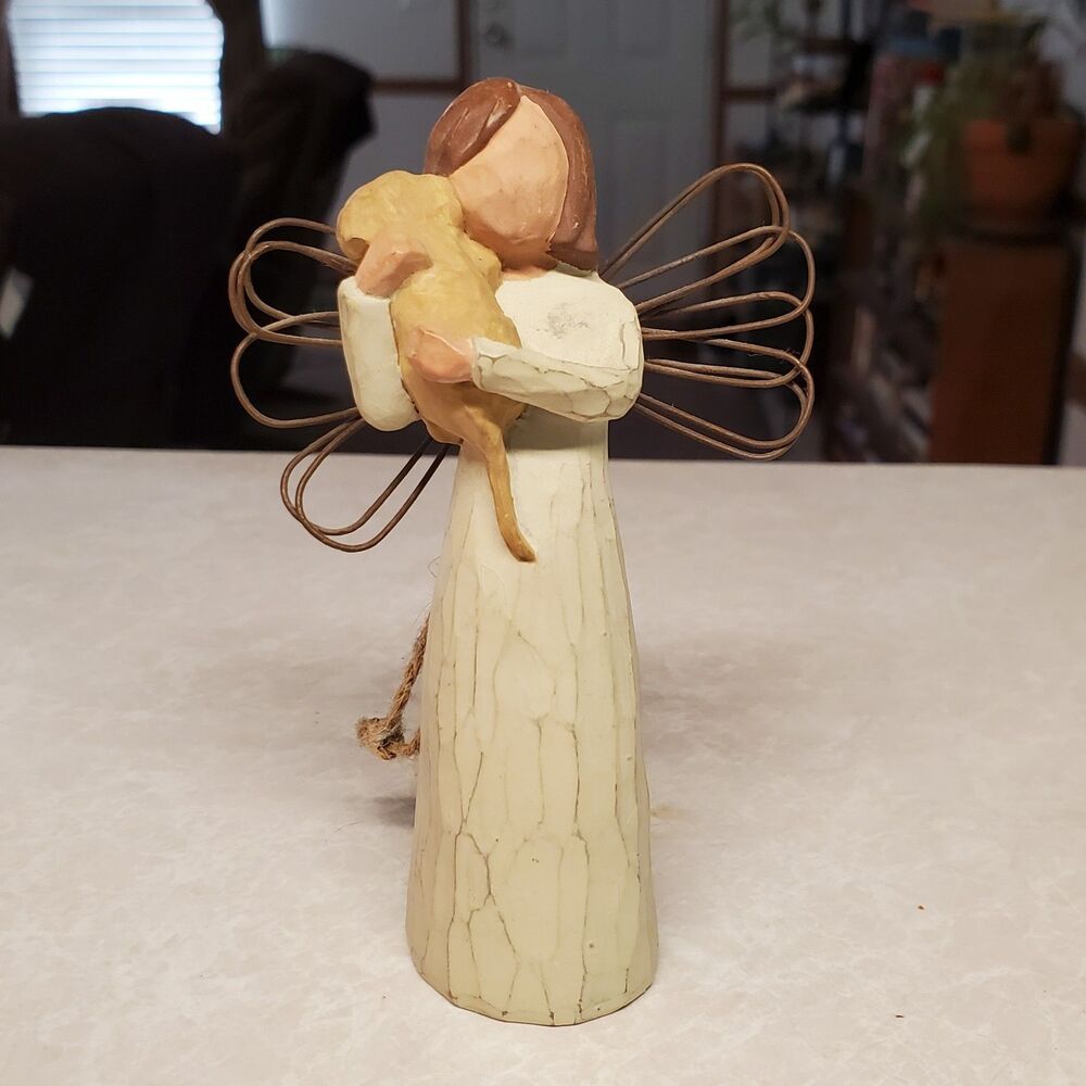 2001 Demdaco Willow Tree Ornaments Angel Of Friendship 4" Tall No Box